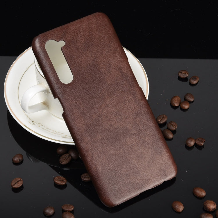 For Oppo Reno3 5G Shockproof Litchi Texture PC + PU Case