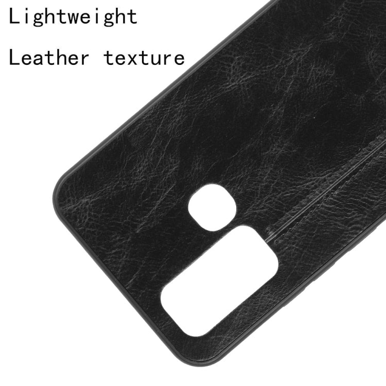 For Vivo Y50 Shockproof Sewing Cow Pattern Skin PC + PU + TPU Case