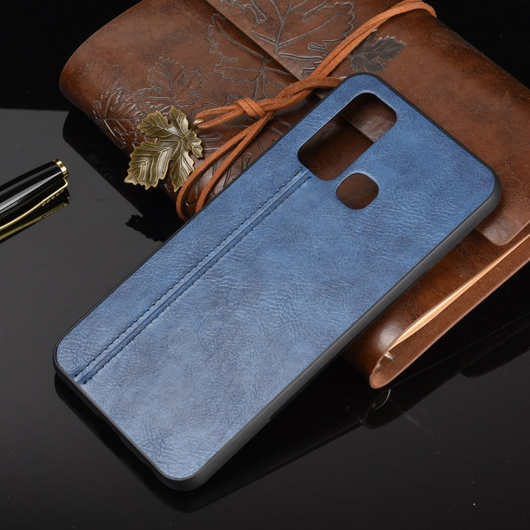 For Vivo Y50 Shockproof Sewing Cow Pattern Skin PC + PU + TPU Case