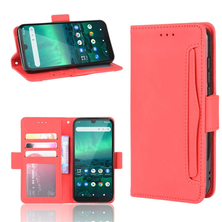 For Nokia 1.3 Wallet Style Skin Feel Calf Pattern Leather Case ï¼Œwith Separate Card Slot
