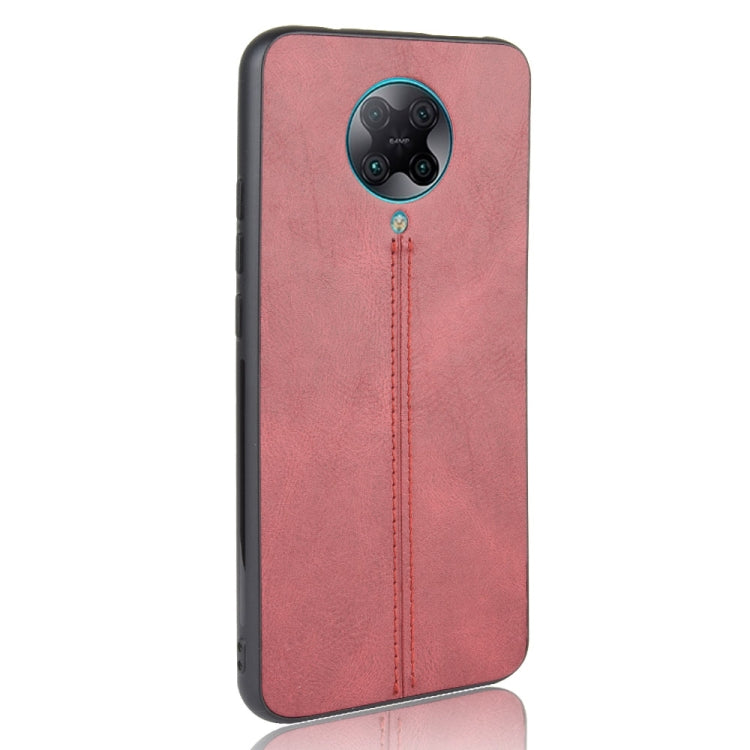 For Xiaomi Poco F2 Pro/Xiaomi Redmi K30 Pro Shockproof Sewing Cow Pattern Skin PC + PU + TPU Case