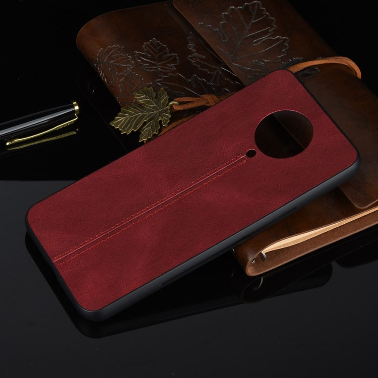 For Xiaomi Poco F2 Pro/Xiaomi Redmi K30 Pro Shockproof Sewing Cow Pattern Skin PC + PU + TPU Case