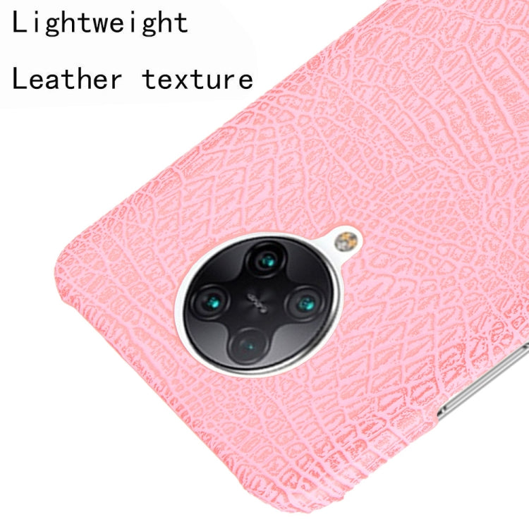 For Xiaomi Poco F2 Pro / Redmi K30 Pro Shockproof  Crocodile Texture PC + PU Case