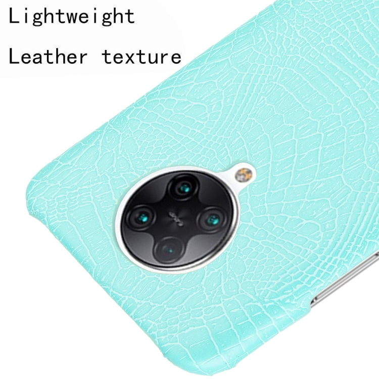 For Xiaomi Poco F2 Pro / Redmi K30 Pro Shockproof  Crocodile Texture PC + PU Case