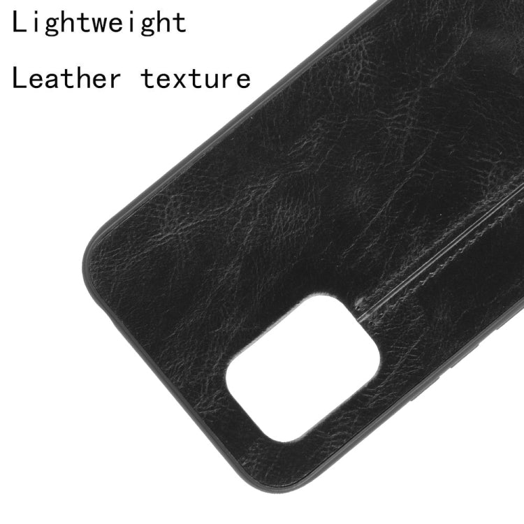 For Xiaomi Mi 10 Lite Shockproof Sewing Cow Pattern Skin PC + PU + TPU Case