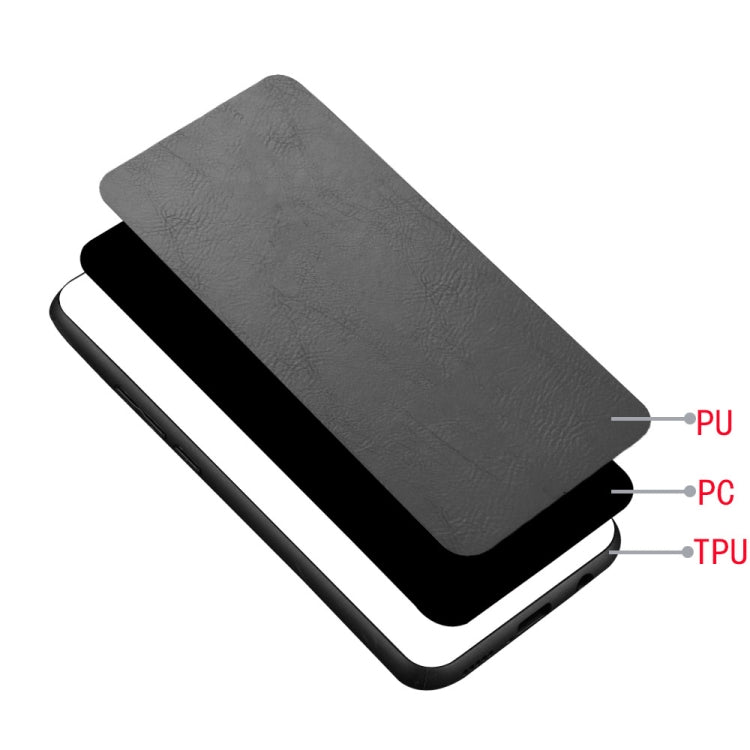 For Xiaomi Mi 10 Lite Shockproof Sewing Cow Pattern Skin PC + PU + TPU Case