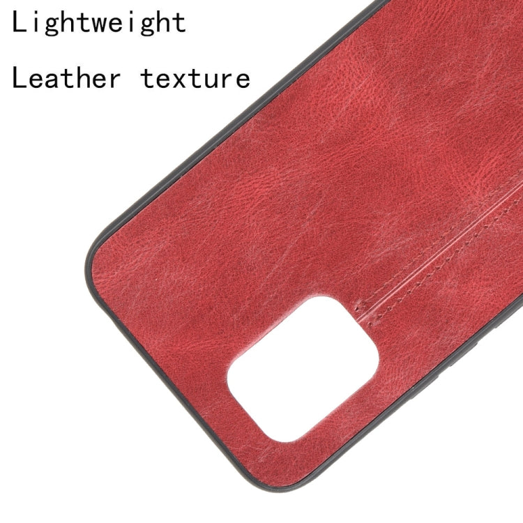 For Xiaomi Mi 10 Lite Shockproof Sewing Cow Pattern Skin PC + PU + TPU Case