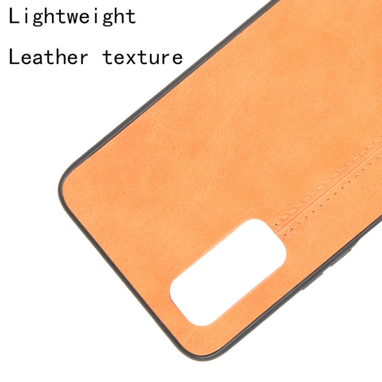 For Vivo iQOO Neo3 Shockproof Sewing Cow Pattern Skin PC + PU + TPU Case