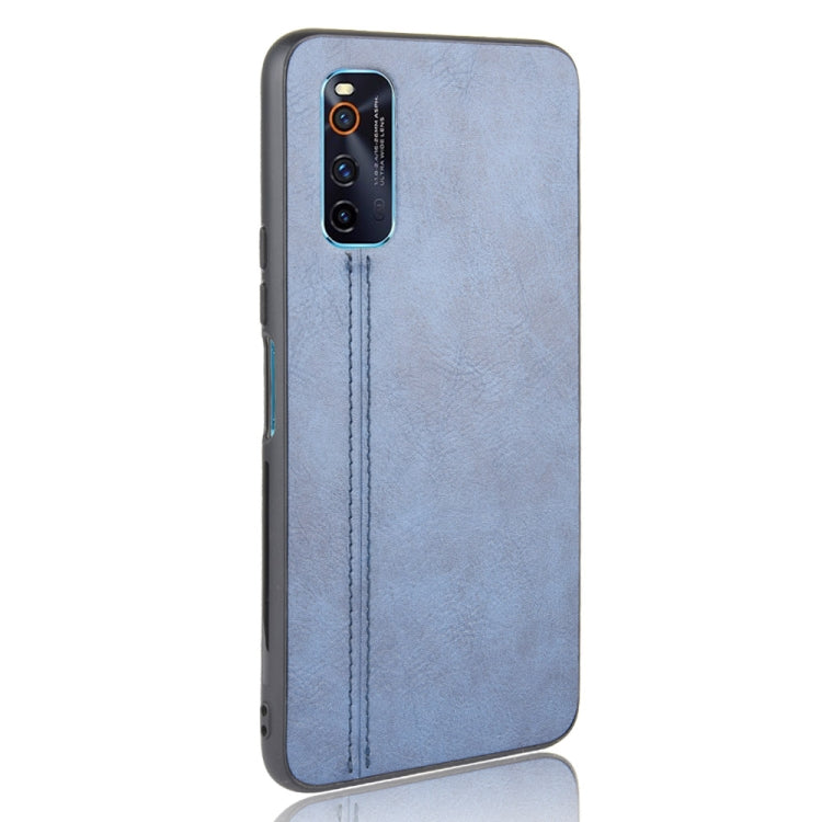 For Vivo iQOO Neo3 Shockproof Sewing Cow Pattern Skin PC + PU + TPU Case