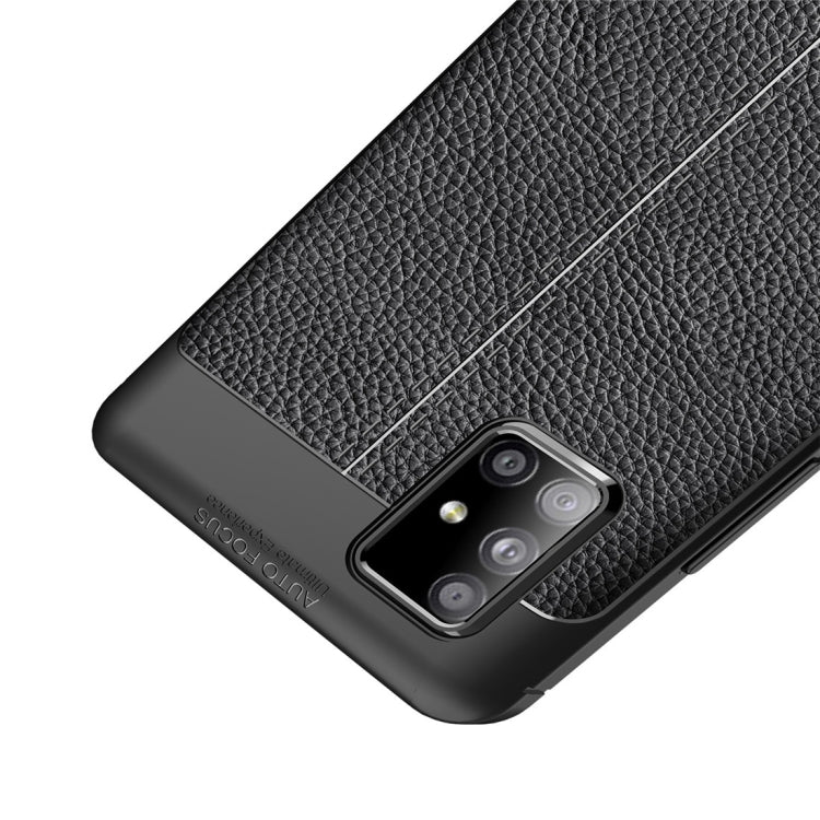 For Galaxy A51 5G Litchi Texture TPU Shockproof Case