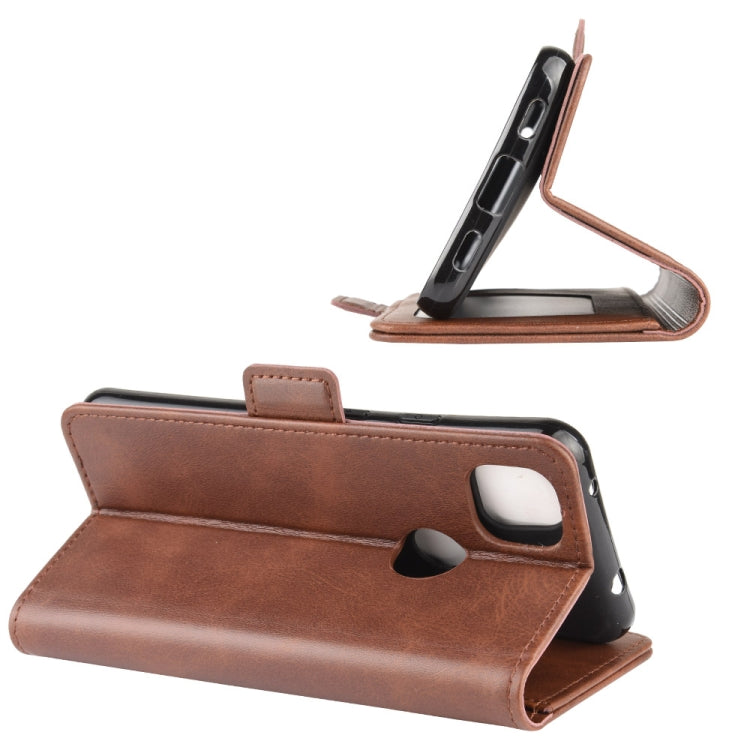 For Google Pixel 4a Dual-side Magnetic Buckle Horizontal Flip Leather Case with Holder & Card Slots & Wallet