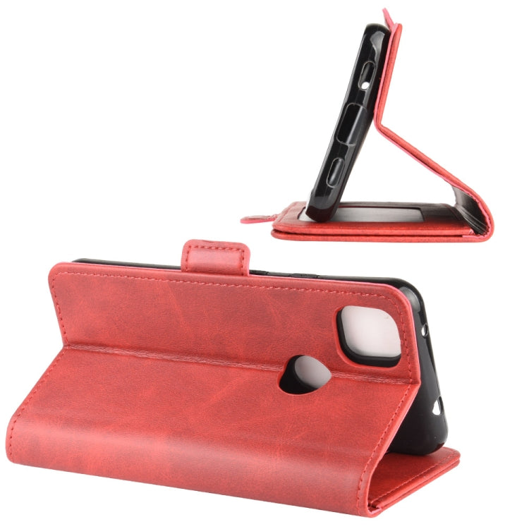 For Google Pixel 4a Dual-side Magnetic Buckle Horizontal Flip Leather Case with Holder & Card Slots & Wallet