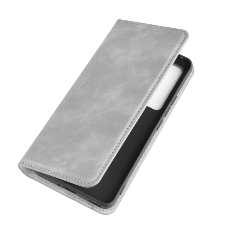 For Huawei Nova 7 Pro 5G Retro-skin Business Magnetic Suction Leather Case with Holder & Card Slots & Wallet