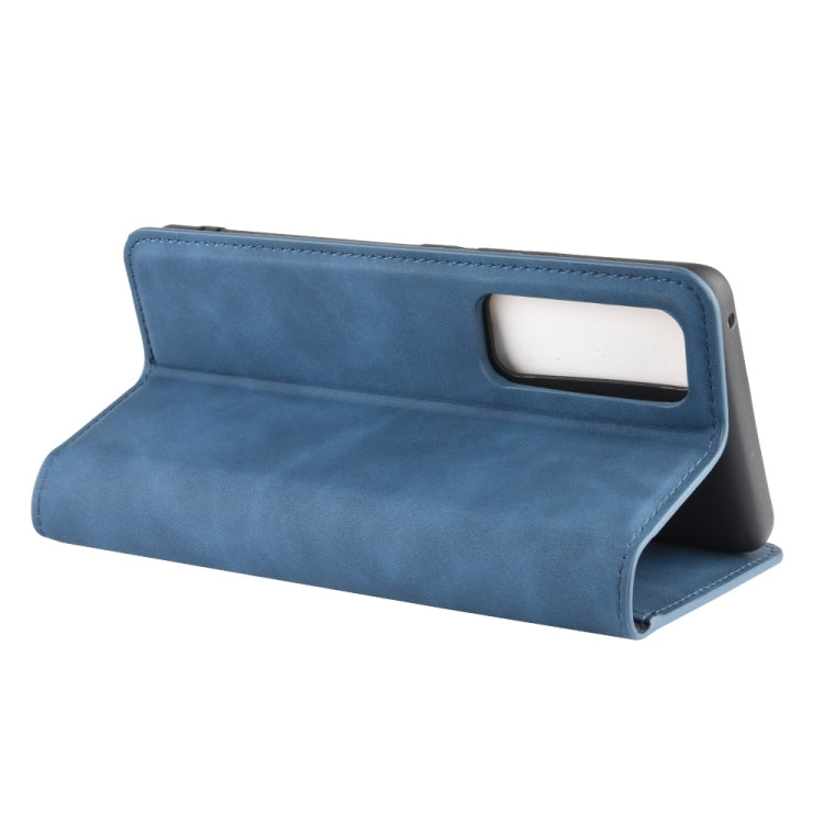 For Huawei Nova 7 Pro 5G Retro-skin Business Magnetic Suction Leather Case with Holder & Card Slots & Wallet