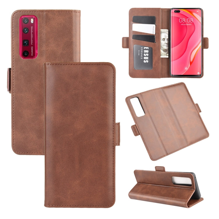 For Huawei Nova 7 Pro 5G Dual-side Magnetic Buckle Horizontal Flip Leather Case with Holder & Card Slots & Wallet