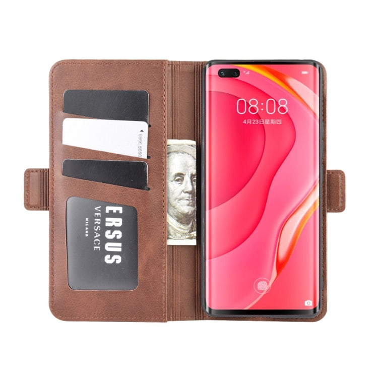 For Huawei Nova 7 Pro 5G Dual-side Magnetic Buckle Horizontal Flip Leather Case with Holder & Card Slots & Wallet