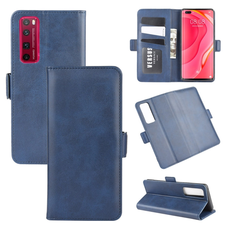 For Huawei Nova 7 Pro 5G Dual-side Magnetic Buckle Horizontal Flip Leather Case with Holder & Card Slots & Wallet