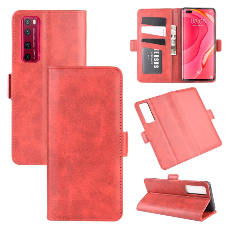 For Huawei Nova 7 Pro 5G Dual-side Magnetic Buckle Horizontal Flip Leather Case with Holder & Card Slots & Wallet