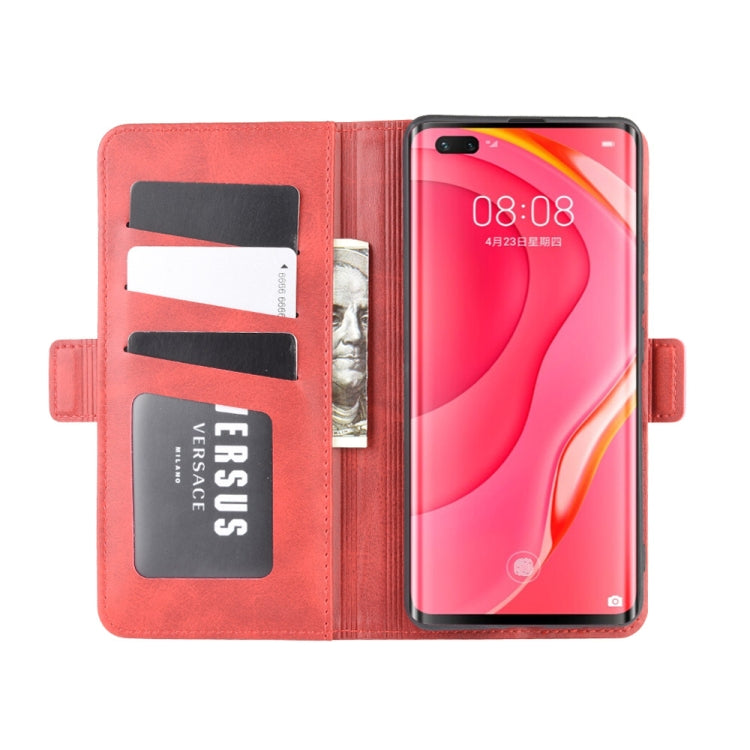 For Huawei Nova 7 Pro 5G Dual-side Magnetic Buckle Horizontal Flip Leather Case with Holder & Card Slots & Wallet