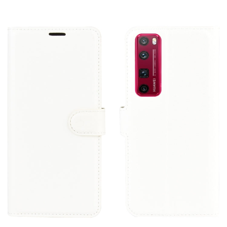 For Huawei Nova 7 Pro 5G Litchi Texture Horizontal Flip Protective Case with Holder & Card Slots & Wallet