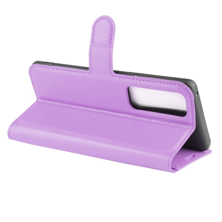 For Huawei Nova 7 Pro 5G Litchi Texture Horizontal Flip Protective Case with Holder & Card Slots & Wallet