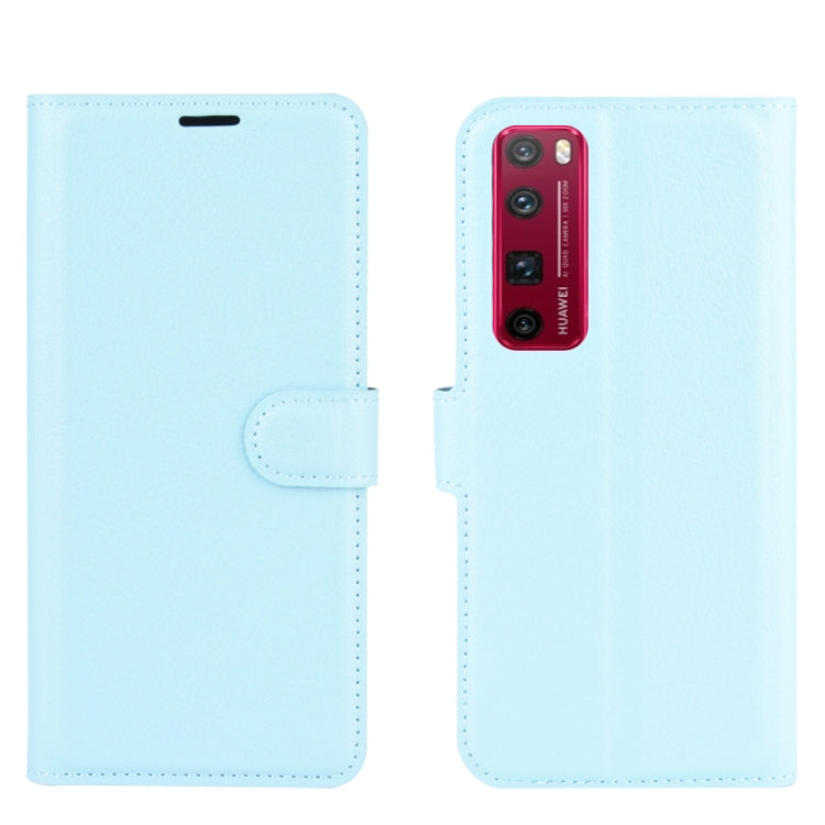 For Huawei Nova 7 Pro 5G Litchi Texture Horizontal Flip Protective Case with Holder & Card Slots & Wallet