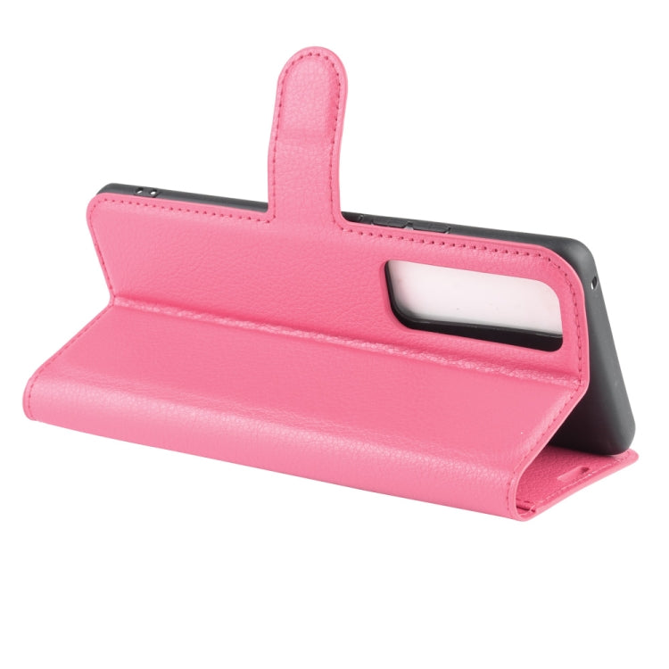 For Huawei Nova 7 Pro 5G Litchi Texture Horizontal Flip Protective Case with Holder & Card Slots & Wallet