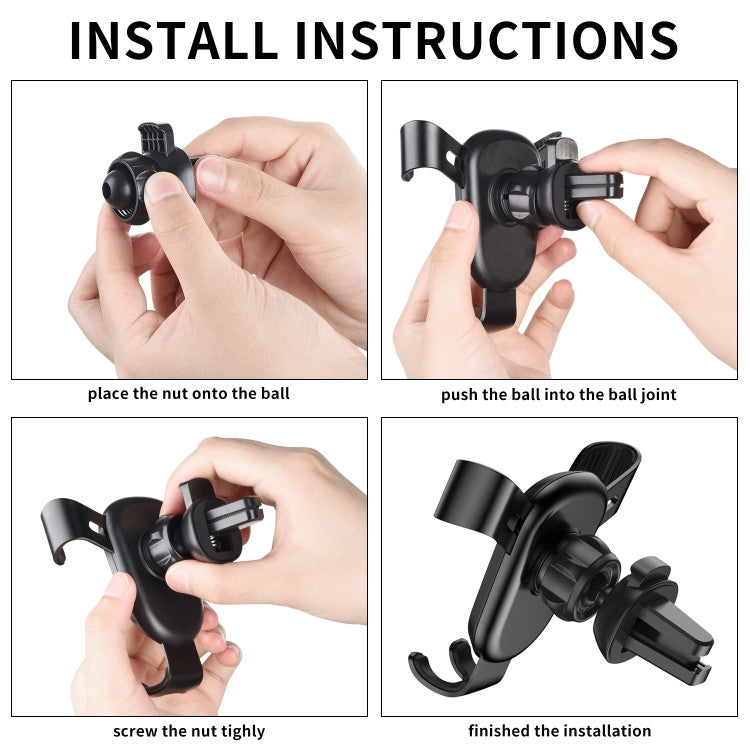 ENKAY ENK-CM101 Automatic Induction Gravity Car Mount Rotation Car Air Vent Mount Phone Holder