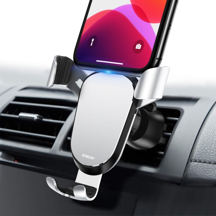 ENKAY ENK-CM101 Automatic Induction Gravity Car Mount Rotation Car Air Vent Mount Phone Holder