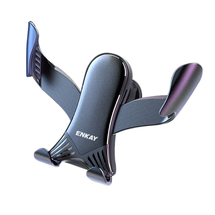 ENKAY ENK-CM103 Auto Gravity Car Mount Rotation Car Air Vent Mount Phone Holder Aluminum Alloy Mini Edition