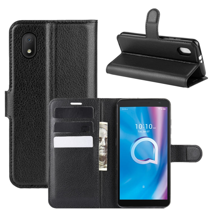 For alcatel 1B (2020) Litchi Texture Horizontal Flip Protective Case with Holder & Card Slots & Wallet