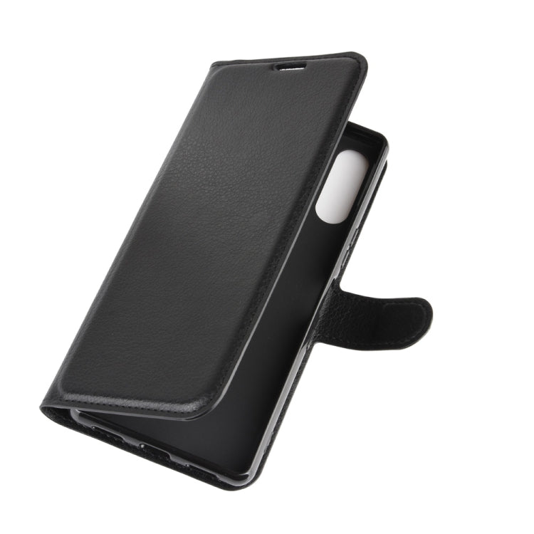 For Sony Xperia L4 Litchi Texture Horizontal Flip Protective Case with Holder & Card Slots & Wallet