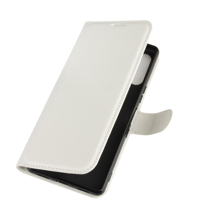 For Sony Xperia L4 Litchi Texture Horizontal Flip Protective Case with Holder & Card Slots & Wallet