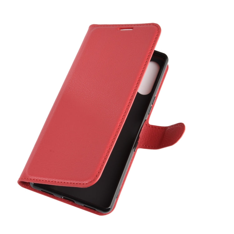 For Sony Xperia L4 Litchi Texture Horizontal Flip Protective Case with Holder & Card Slots & Wallet