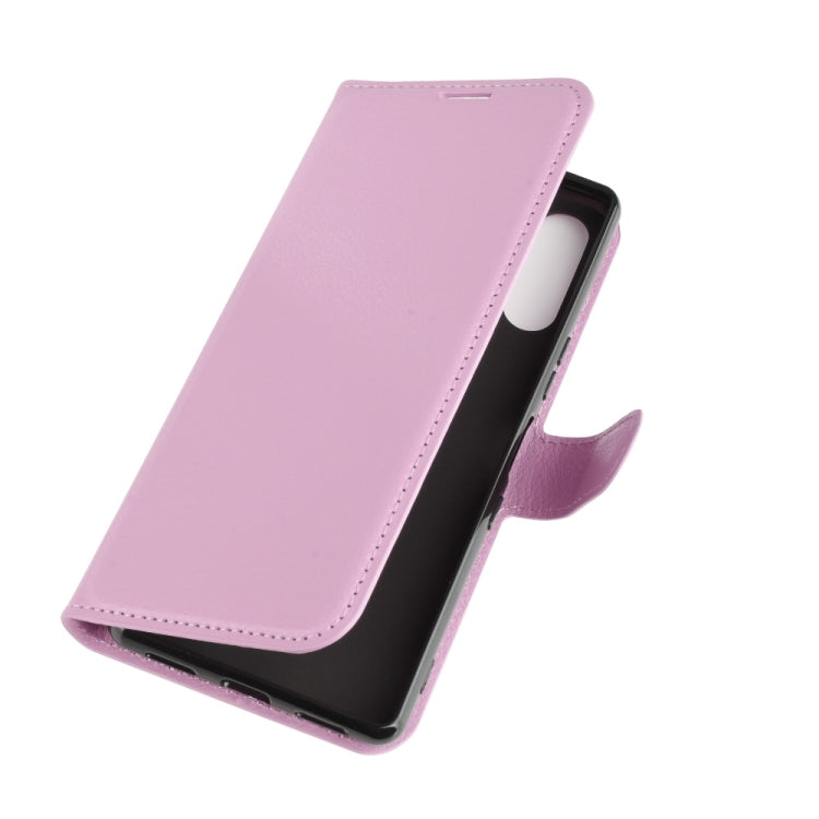 For Sony Xperia L4 Litchi Texture Horizontal Flip Protective Case with Holder & Card Slots & Wallet