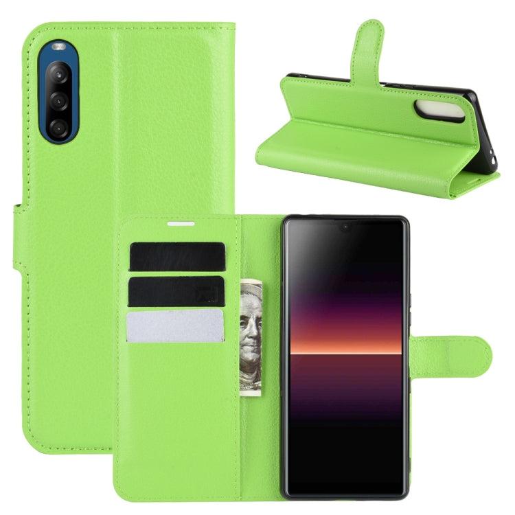 For Sony Xperia L4 Litchi Texture Horizontal Flip Protective Case with Holder & Card Slots & Wallet
