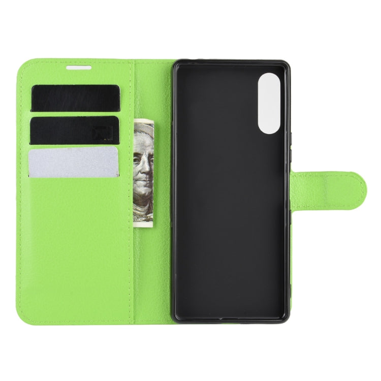 For Sony Xperia L4 Litchi Texture Horizontal Flip Protective Case with Holder & Card Slots & Wallet