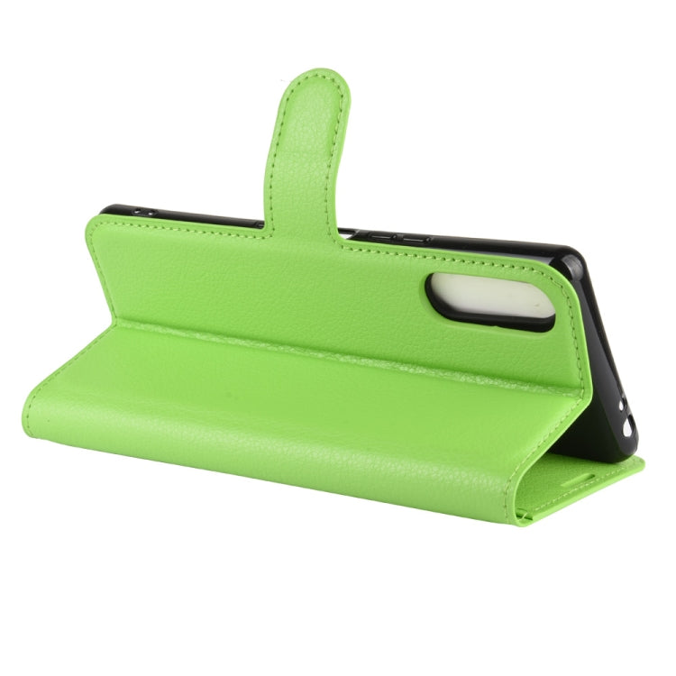 For Sony Xperia L4 Litchi Texture Horizontal Flip Protective Case with Holder & Card Slots & Wallet