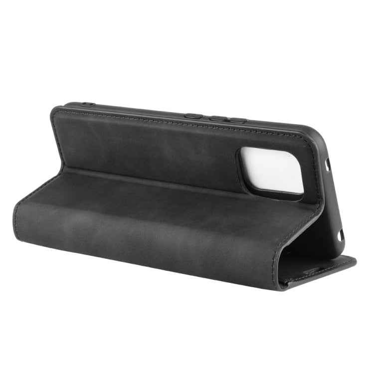 For Xiaomi Mi 10 Lite 5G Retro-skin Business Magnetic Suction Leather Case with Holder & Card Slots & Wallet