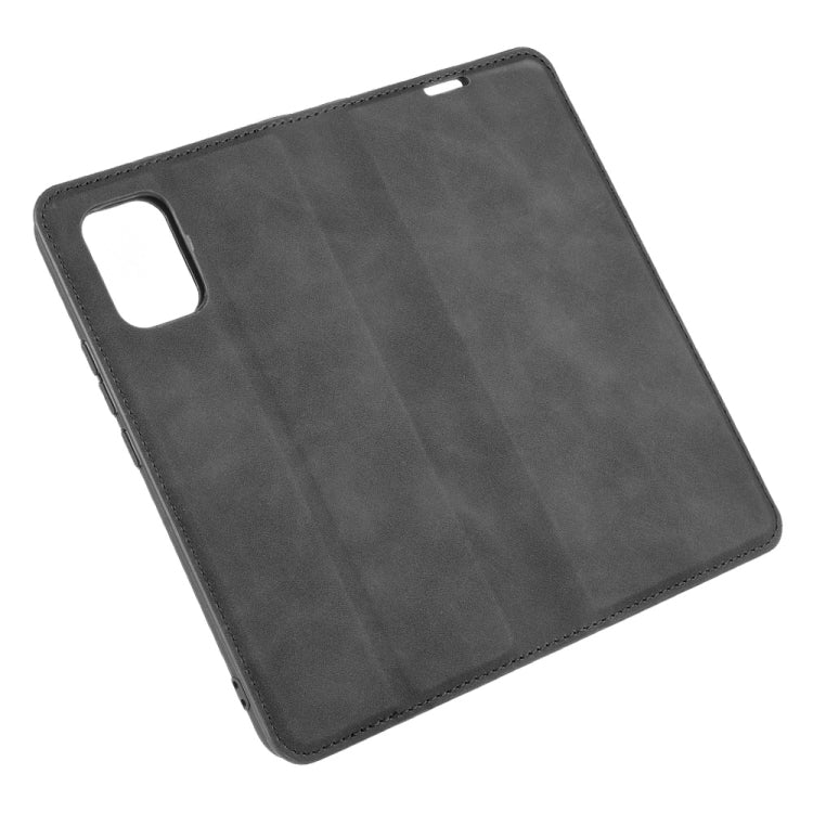 For Xiaomi Mi 10 Lite 5G Retro-skin Business Magnetic Suction Leather Case with Holder & Card Slots & Wallet