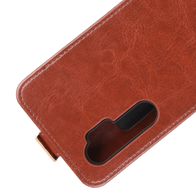 For Xiaomi Mi Note 10 Lite R64 Texture Single Vertical Flip Leather Protective Case with Card Slots & Photo Frame