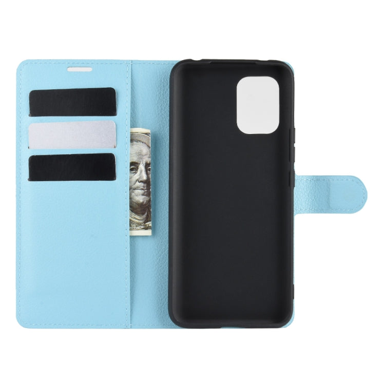 For Xiaomi Mi 10 Lite 5G Litchi Texture Horizontal Flip Protective Case with Holder & Card Slots & Wallet