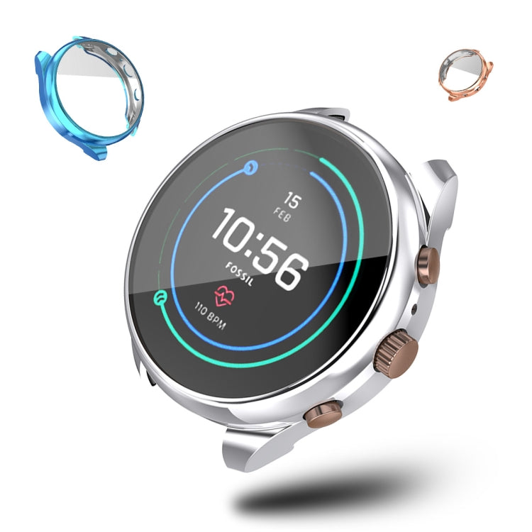 Suitable for Fossil Watch FTW 6022 Female 41mm Electroplated Full-shell TPU Anti-fall Protective Sleeve
