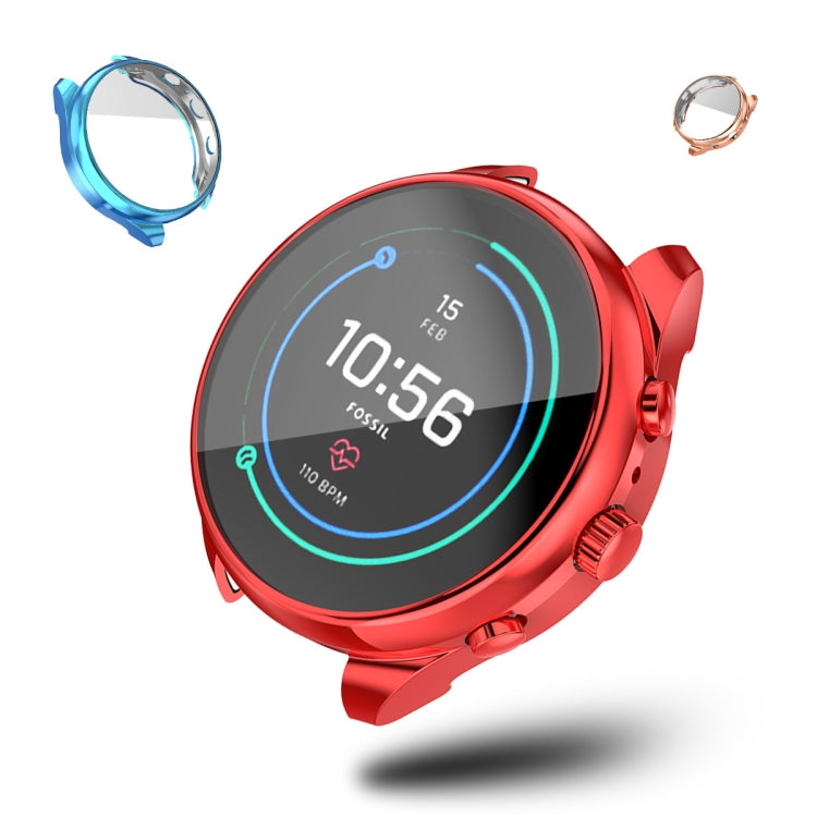 Suitable for Fossil Watch FTW 6022 Female 41mm Electroplated Full-shell TPU Anti-fall Protective Sleeve