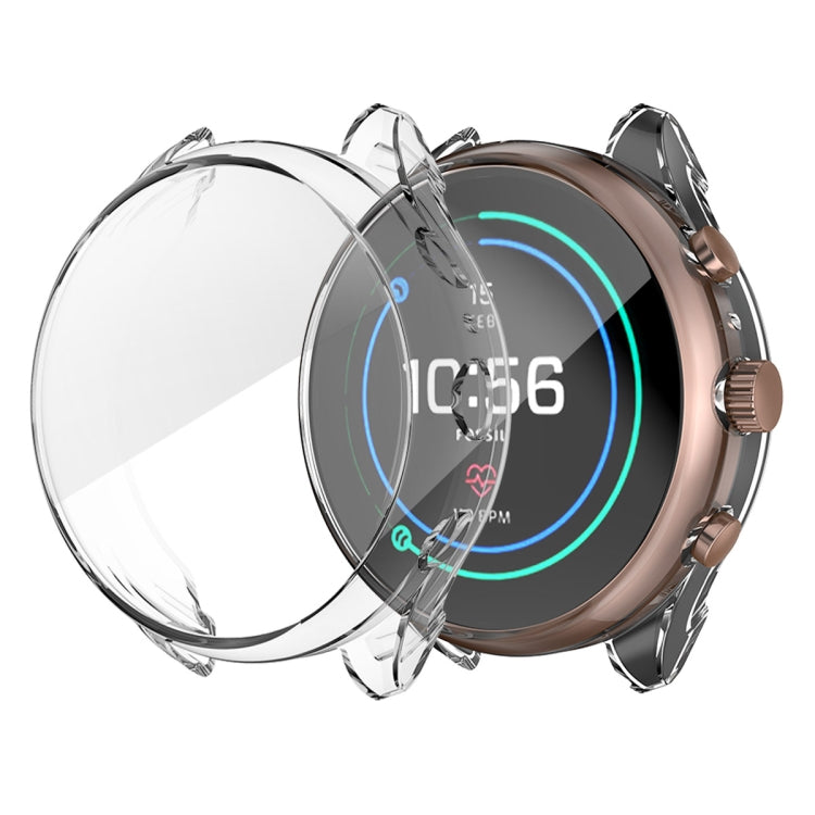 Suitable for Fossil Watch FTW 6022 Female 41mm Electroplated Full-shell TPU Anti-fall Protective Sleeve
