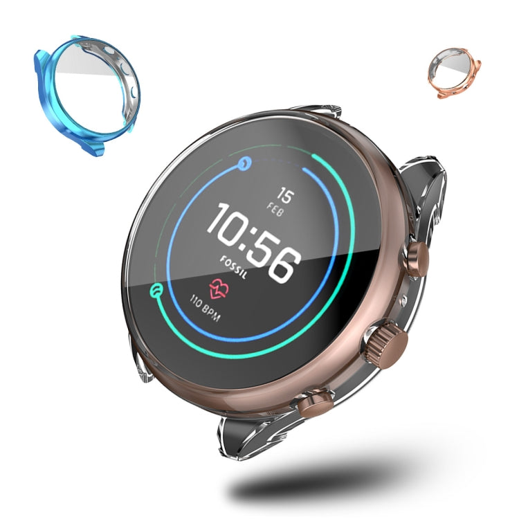 Suitable for Fossil Watch FTW 6022 Female 41mm Electroplated Full-shell TPU Anti-fall Protective Sleeve