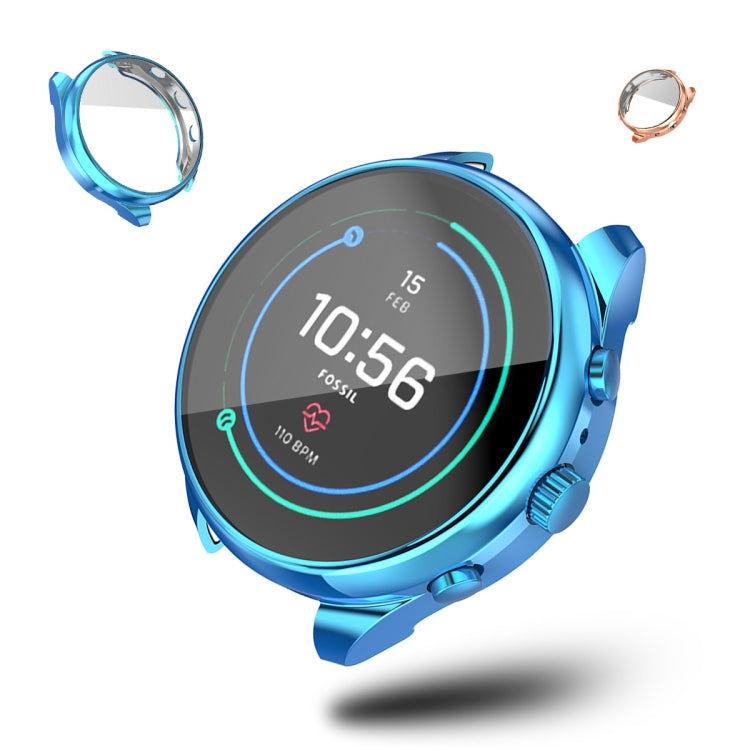 Suitable for Fossil Watch FTW 6022 Female 41mm Electroplated Full-shell TPU Anti-fall Protective Sleeve
