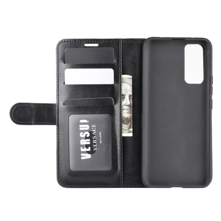 For Huawei Honor 30 Pro R64 Texture Single Horizontal Flip Protective Case with Holder & Card Slots & Wallet& Photo Frame