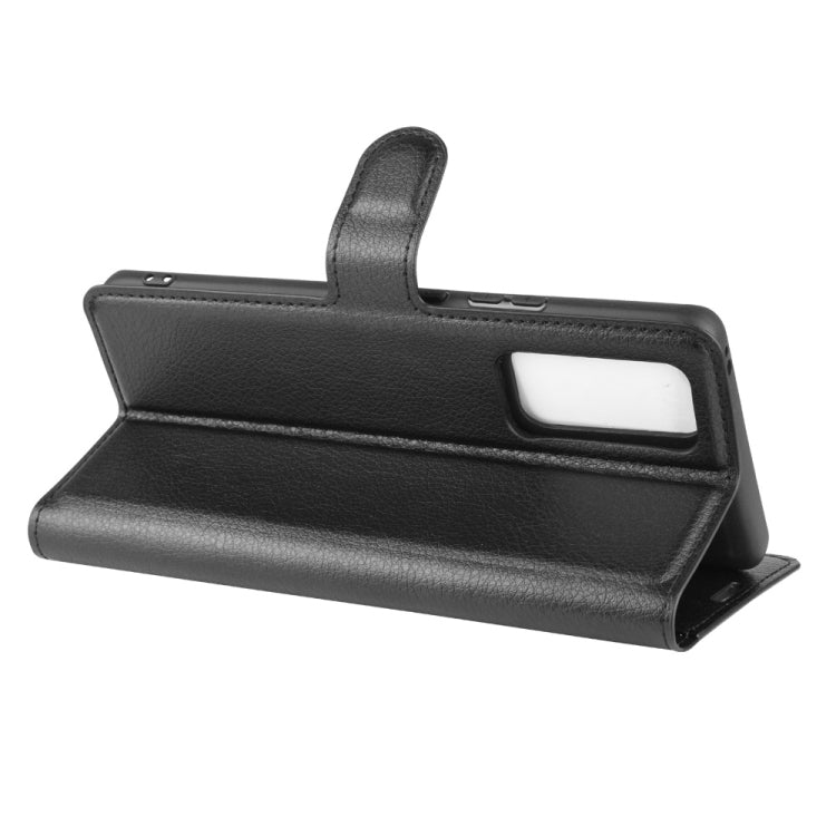 For Huawei Honor 30 Pro Litchi Texture Horizontal Flip Protective Case with Holder & Card Slots & Wallet