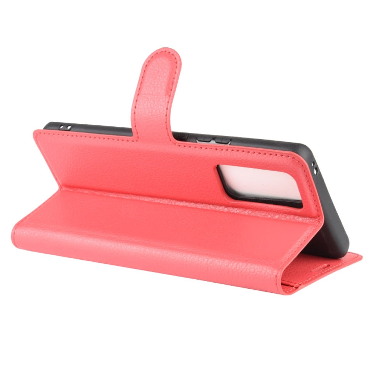 For Huawei Honor 30 Pro Litchi Texture Horizontal Flip Protective Case with Holder & Card Slots & Wallet